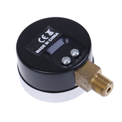 1pc Npt Air Pressure Gauge 1 4 0 30 Psi Side Bottom Mount