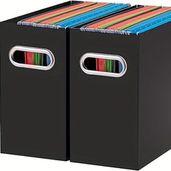 Portable File Organizer Collapsible Storage Box Letter Size