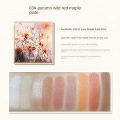 9-Color Eyeshadow Palette Matte Shimmer Blendable Powder