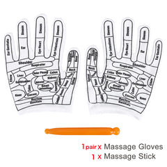Acupressure Reflexology Gloves Hand Spa Tools