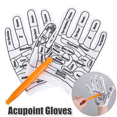 Acupressure Reflexology Gloves Hand Spa Tools