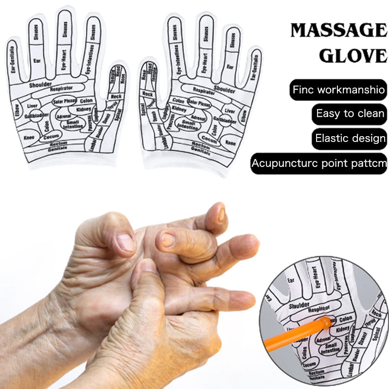 Acupressure Reflexology Gloves Hand Spa Tools
