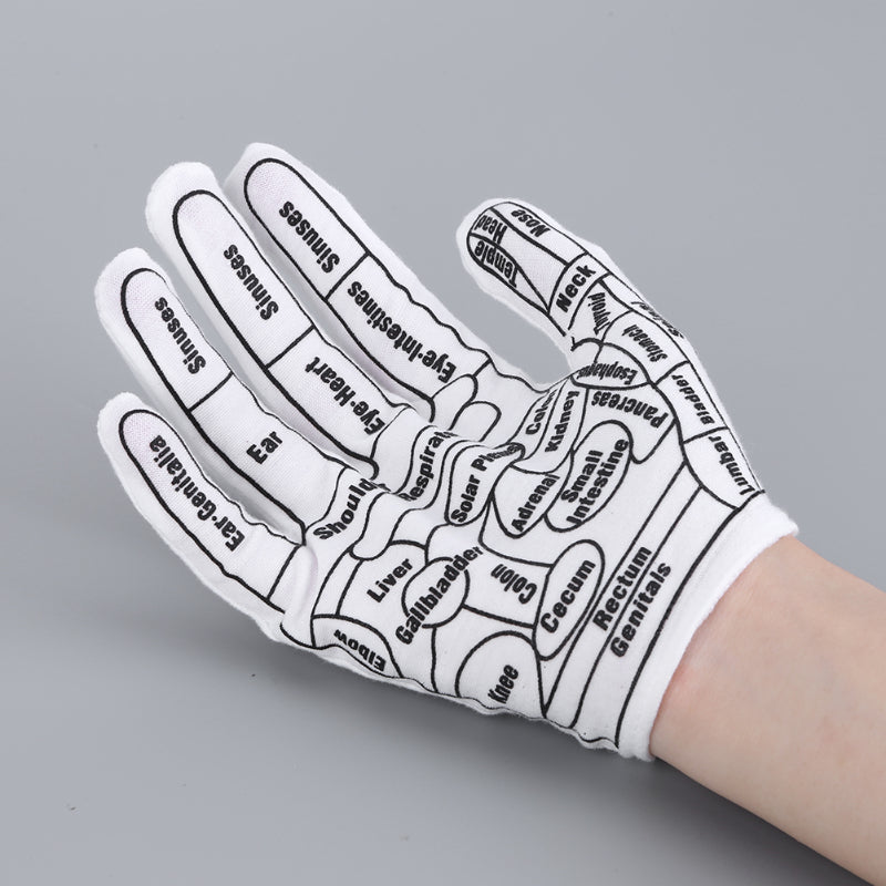 Acupressure Reflexology Gloves Hand Spa Tools