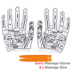 Acupressure Reflexology Gloves Hand Spa Tools