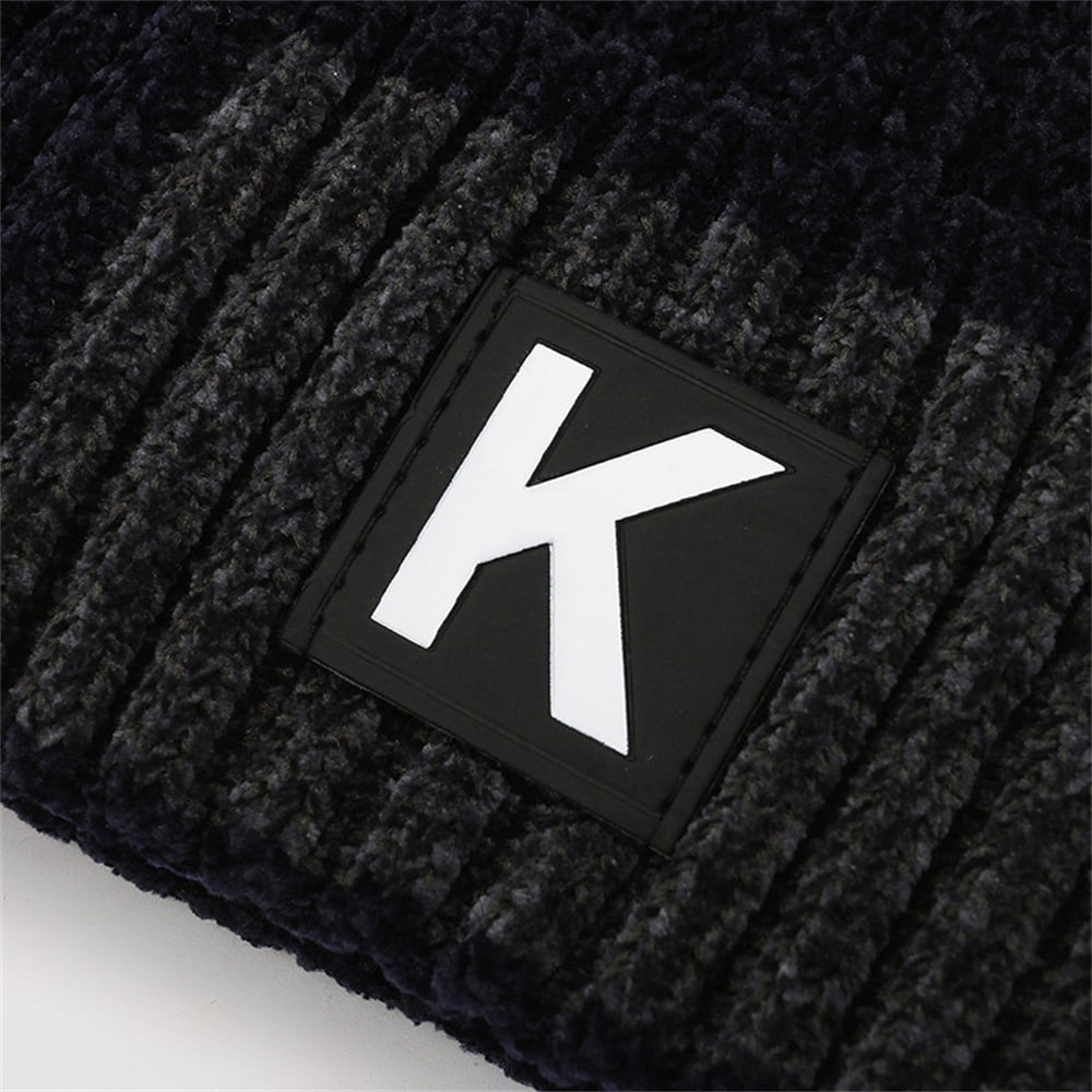 Thickened Warm Velvet Hat Ear Protection Knitted Hat
