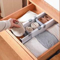 Drawer Divider Organizer 4 Pack Adjustable Dividers for Bedroom Bathroom Closet