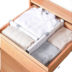 Drawer Divider Organizer 4 Pack Adjustable Dividers for Bedroom Bathroom Closet