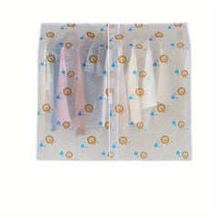 Translucent Dust proof Clothing Cover Wardrobe Storage Suit Hanging Bag