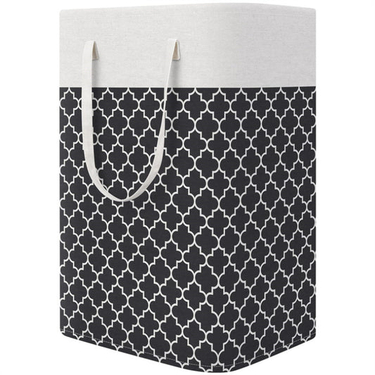 Large Capacity Cotton And Linen Fabric Dirty Clothes Basket