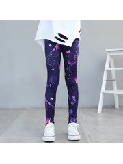Butterfly Graphic Leggings Girls Comfy Yoga Pants For All Season Sports