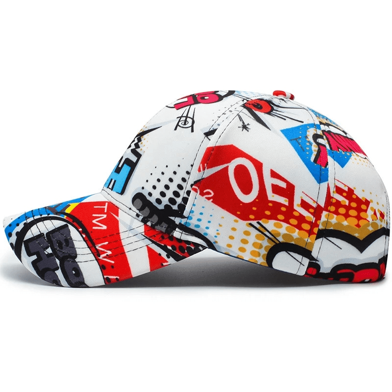 Men's Graffiti Sunscreen Baseball Cap