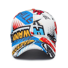 Men's Graffiti Sunscreen Baseball Cap