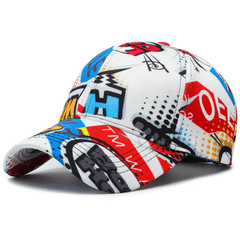 Men's Graffiti Sunscreen Baseball Cap