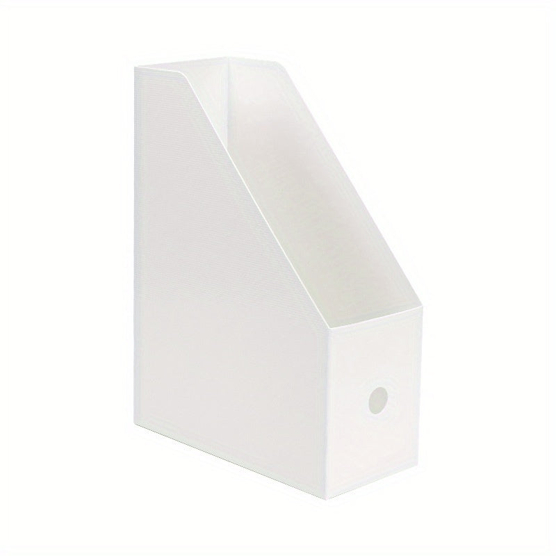 Desktop Book Storage Box Plastic Foldable File Folder Organizer