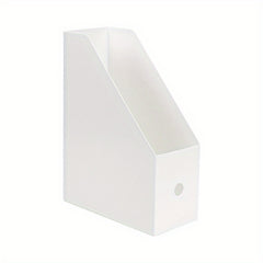Desktop Book Storage Box Plastic Foldable File Folder Organizer