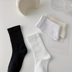 5 Pairs Men's Thermal Crew Socks for Winter & Autumn