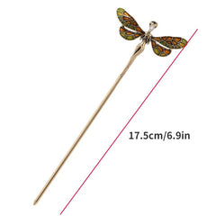 Dragonfly Girl Alloy Hairpin Retro Headwear