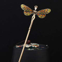 Dragonfly Girl Alloy Hairpin Retro Headwear