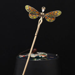 Dragonfly Girl Alloy Hairpin Retro Headwear