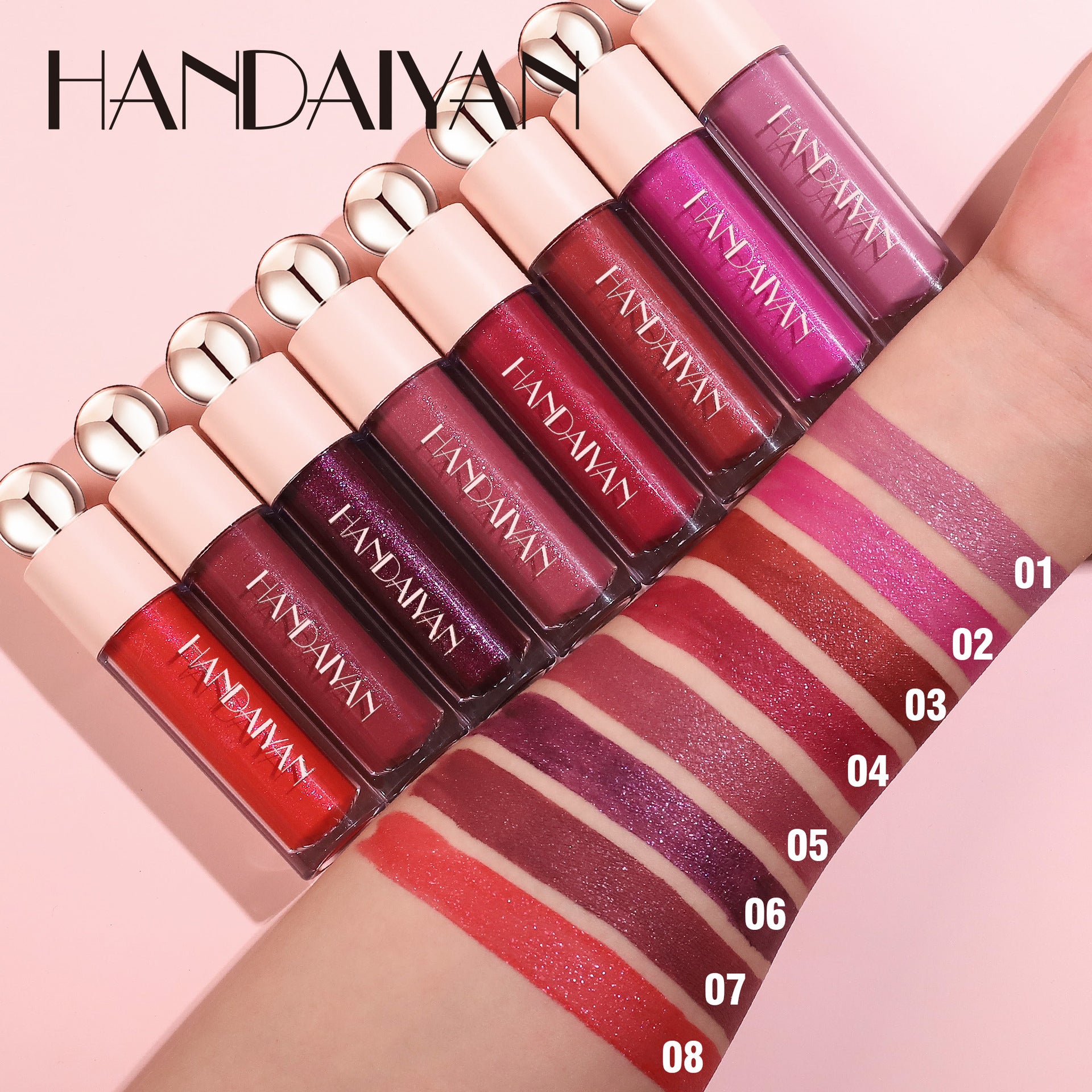 Matte Lip Glaze Long-lasting Waterproof Lip Gloss Holiday Party