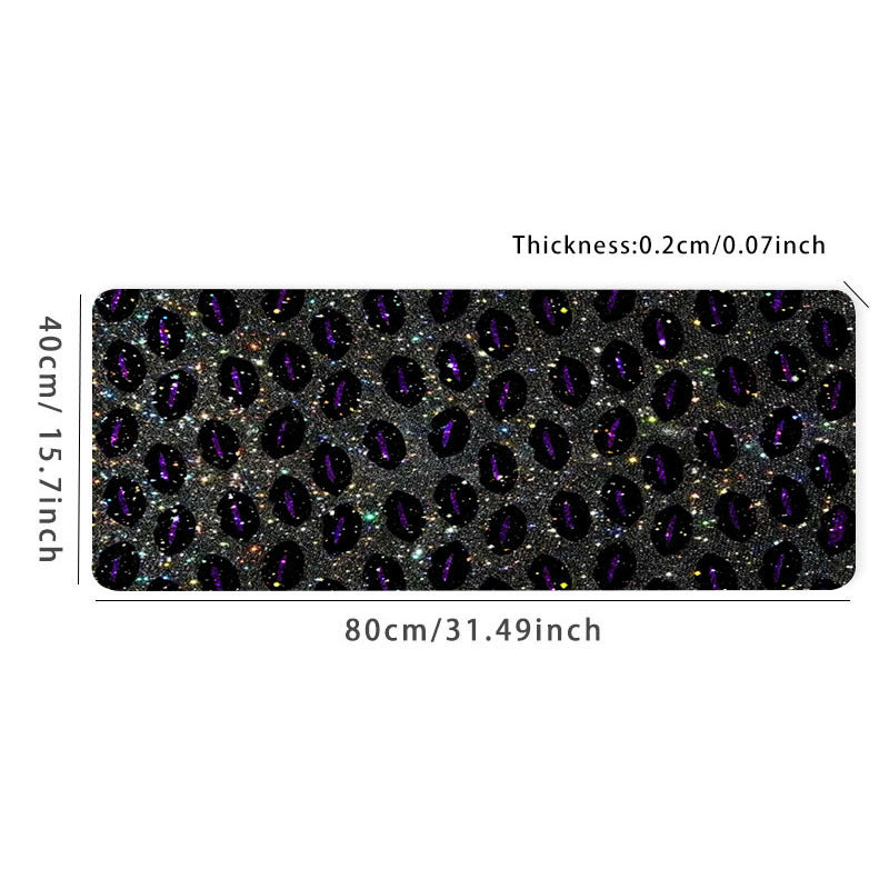 Purple Gem Mouse Pad Game Large Mouse Pad Desk Mat