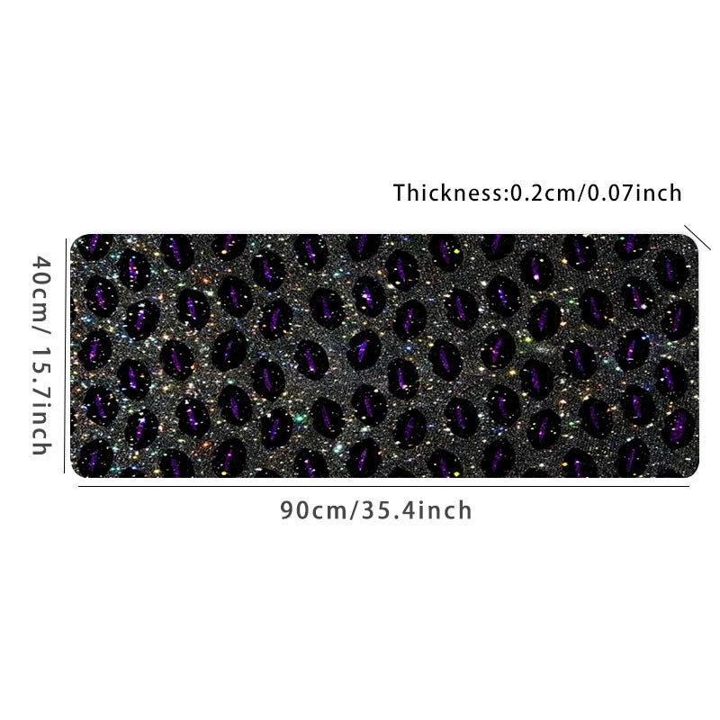 Purple Gem Mouse Pad Game Large Mouse Pad Desk Mat