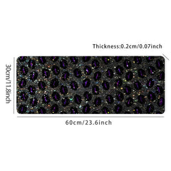 Purple Gem Mouse Pad Game Large Mouse Pad Desk Mat