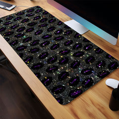 Purple Gem Mouse Pad Game Large Mouse Pad Desk Mat