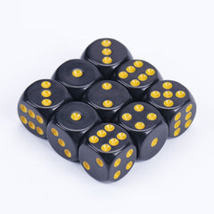 10pcs Dot Rounded Dice Board Game Accessories 1.0in