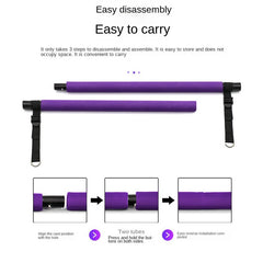 Pilates Pedal Resistance Pulling Stick Fitness Stretcher