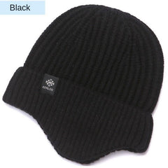 Men's Winter Hat Thick Knit Beanie With Fleece Lining