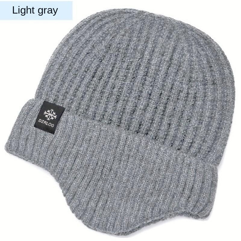 Men's Winter Hat Thick Knit Beanie With Fleece Lining