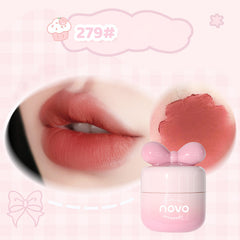 4 Colors Mousse Matte Lip Mud Velvet Lipstick Lip Gloss Long Lasting Lip Clay