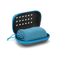 Quick Drying Cooling Towel with Storage Box for Sports Running Yoga & Gym