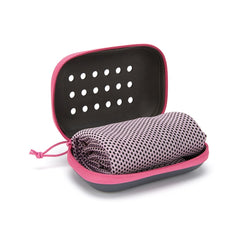 Quick Drying Cooling Towel with Storage Box for Sports Running Yoga & Gym
