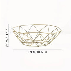 Fruit Basket Coffee Table Snack Plate Christmas Halloween Party Kitchen Storage
