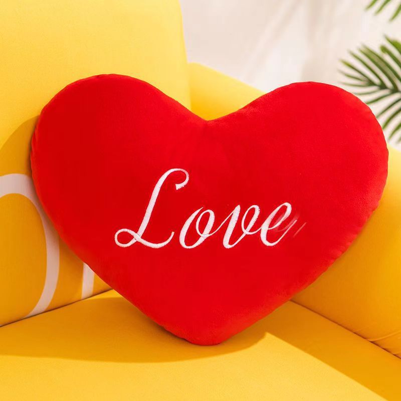 Heart Shaped Love Pillow for Girls Decor, Gift