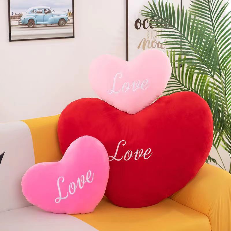 Heart Shaped Love Pillow for Girls Decor, Gift