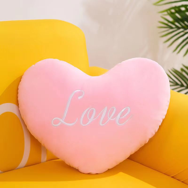 Heart Shaped Love Pillow for Girls Decor, Gift