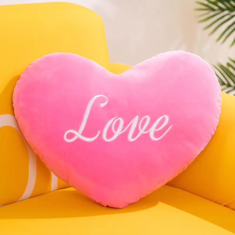 Heart Shaped Love Pillow for Girls Decor, Gift