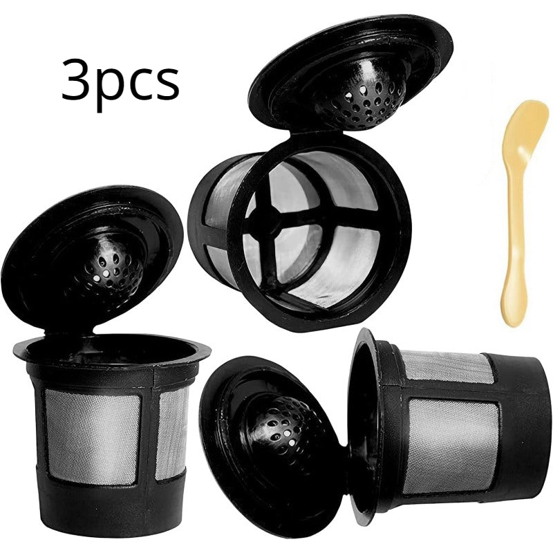 3pcs Coffee Filter Reusable K Cups Replacement for 1.0 & 2.0
