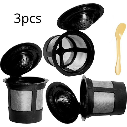 3pcs Coffee Filter Reusable K Cups Replacement for 1.0 & 2.0