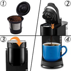 3pcs Coffee Filter Reusable K Cups Replacement for 1.0 & 2.0