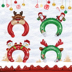 Christmas Aluminum Foil Balloon Decoration Set