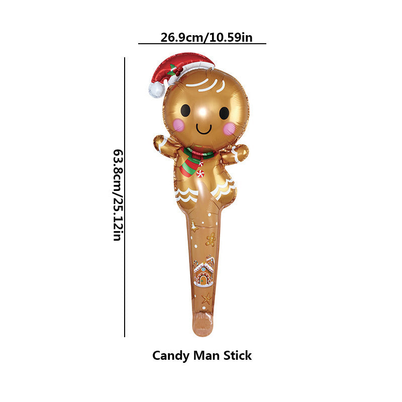Christmas Aluminum Foil Balloon Decoration Set
