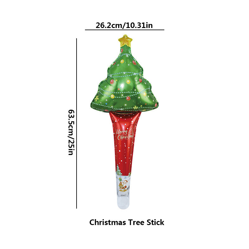 Christmas Aluminum Foil Balloon Decoration Set