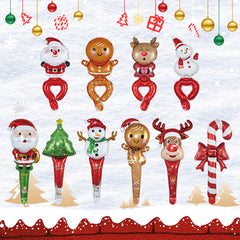 Christmas Aluminum Foil Balloon Decoration Set