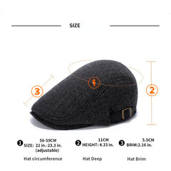 Outdoor Woolen Beret for Autumn/Winter