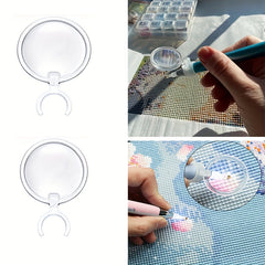 2pcs Diamond Painting Magnifying Glass & Pen Tool Set
