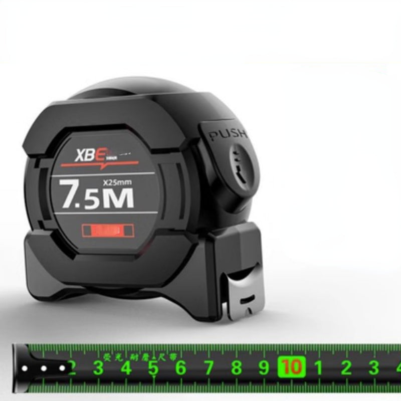 Self-locking Fluorescent Steel Tape Measure Laser Inkjet Code Box Ruler
